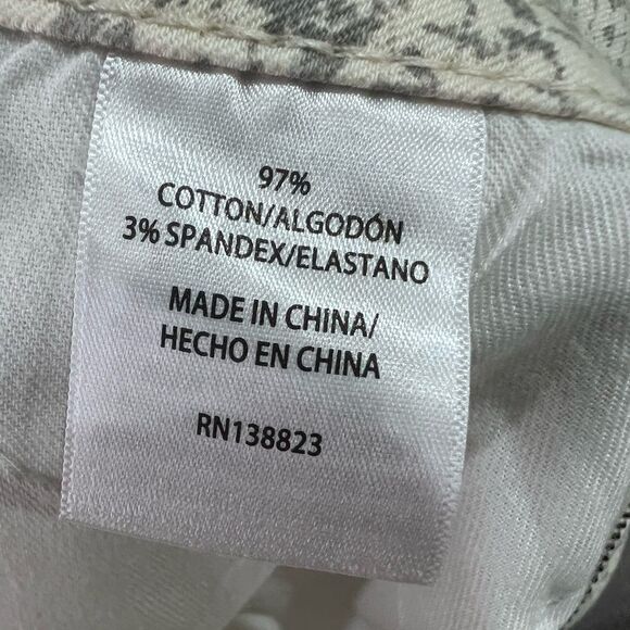 Shyanne Western Country Python Skinny Stretchy Jeans Size 28 Short Snakeskin - Picture 12 of 16